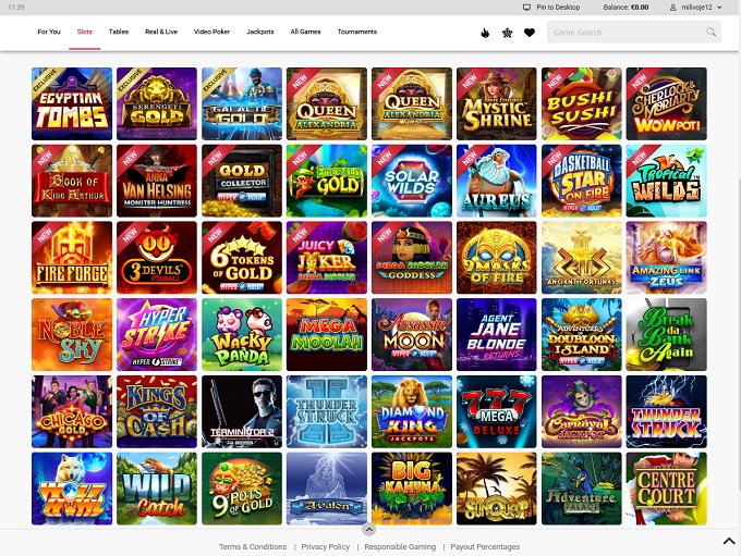 Ruby Fortune 19.04.2021. lobby