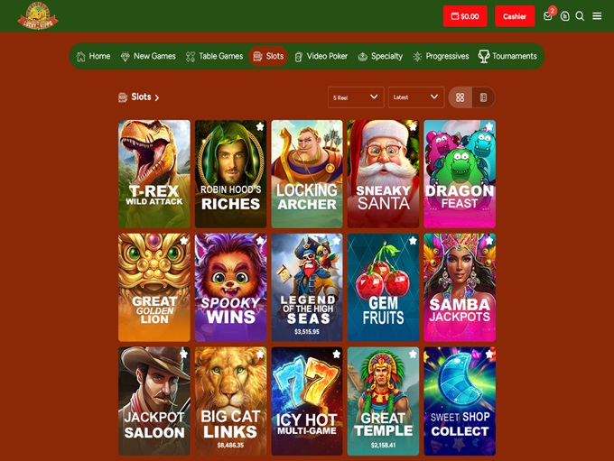 Lucky Hippo Casino 19.01.2024. Lobby