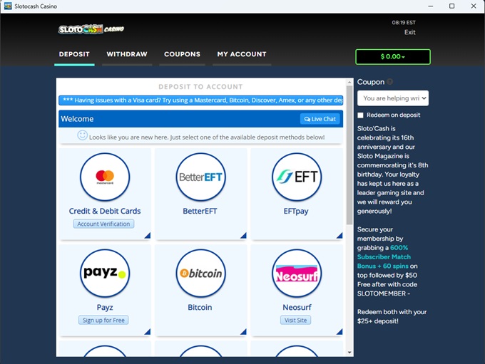 Fair Go Casino 15.12.2023. Bank