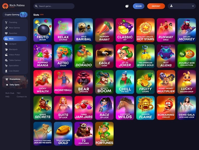 Rich Palms Casino 27.06.2024. Lobby