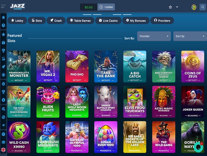 Jazz Casino 10.09.2025. Lobby