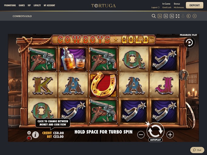 Tortuga Casino Game 1