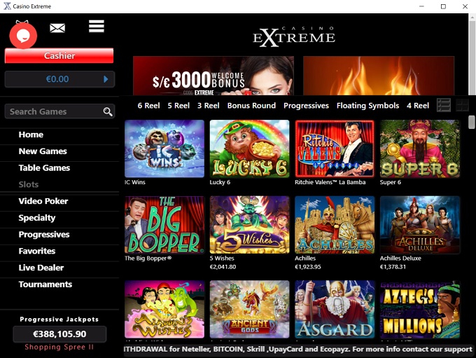 Casino Extrame Lobby