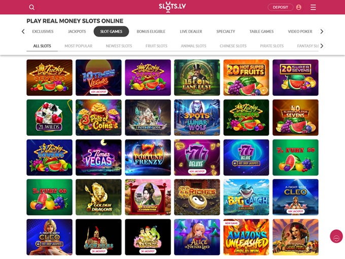 Slots.lv 21.10.2025. lobby