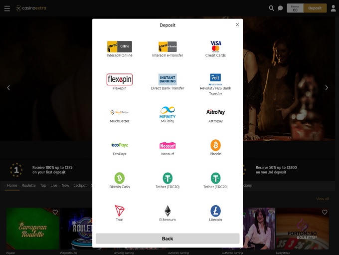 CasinoExtra 13.01.2022. Bank