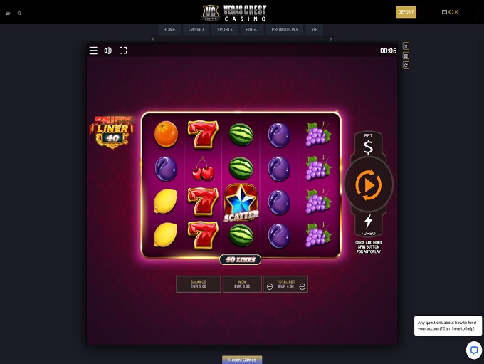 Vegas Crest Casino 18.04.2023. Game2