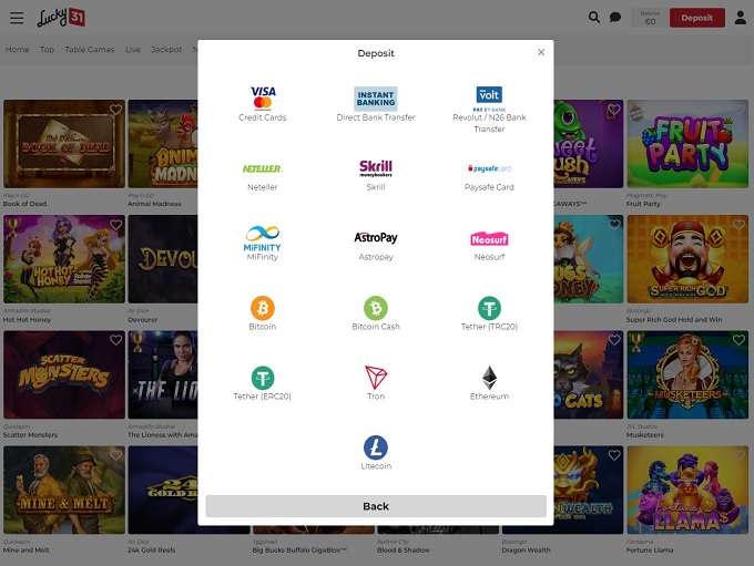 Lucky31 11.04.2023. bank