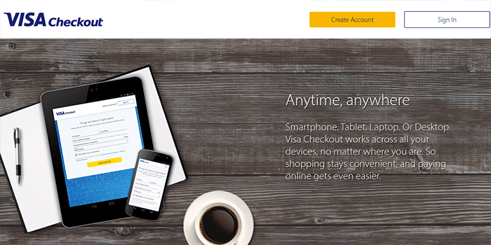 Visa Advantages Screenshot of Visa Advantages Page