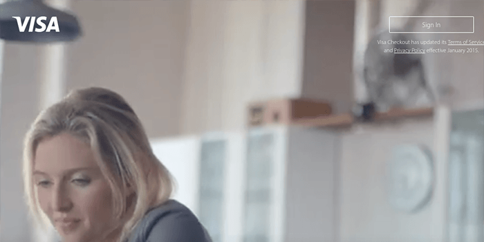 Visa Payment Screenshot of Visa Payment Page